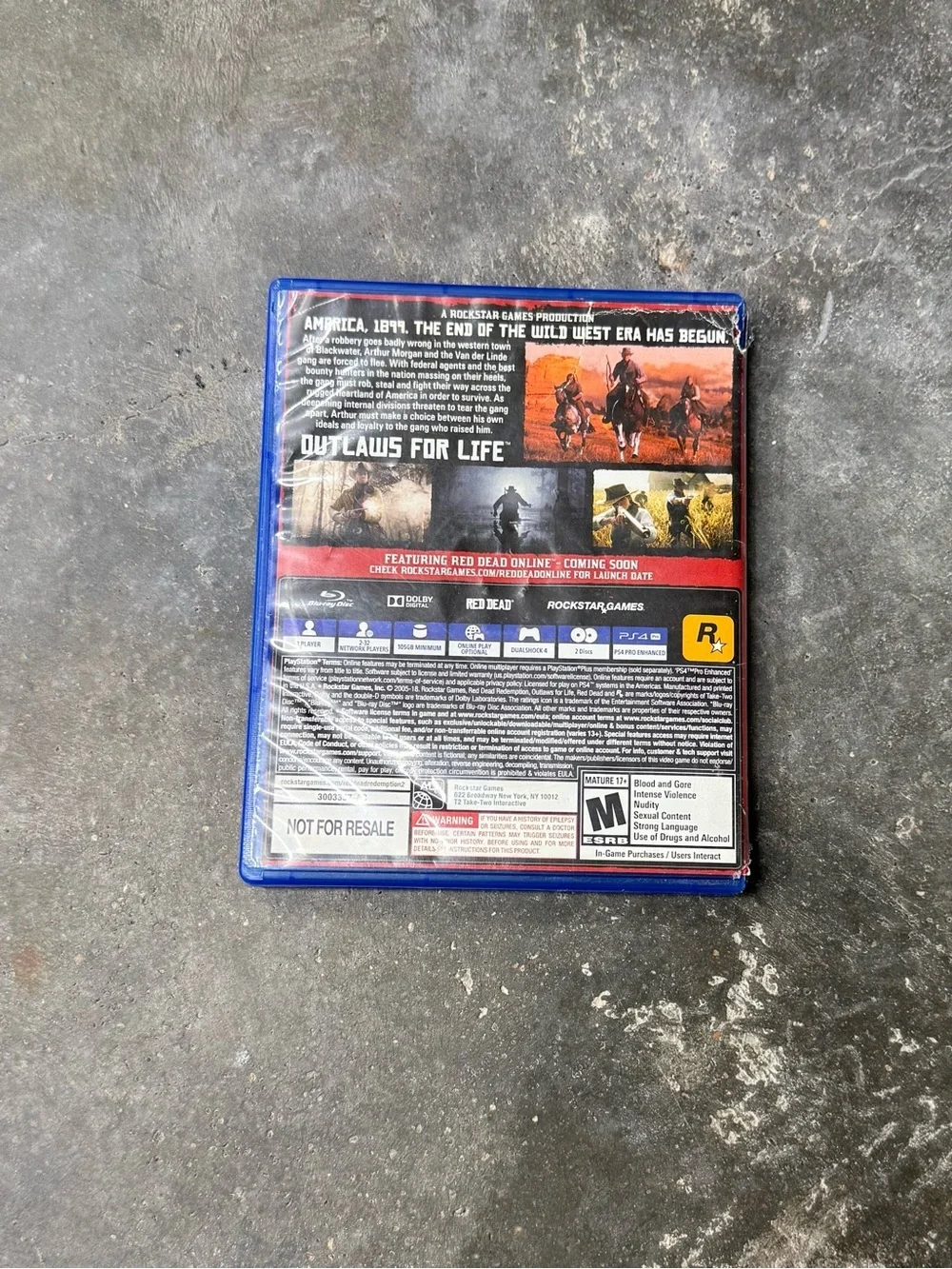 Red Dead Redemption 2 PS4 Complete With Map